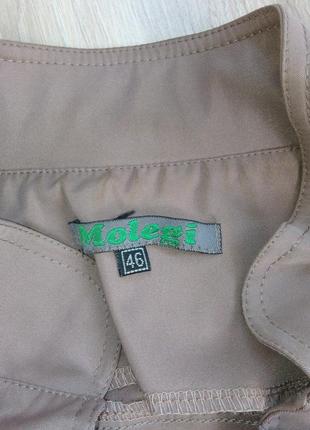 Укороченый піджак бежевого кольору molegi5 фото