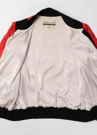 Laurel by escada by west germany vintage bomber jacket&nbsp; женская куртка бомбер5 фото