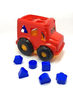 Машинка-сортер. автобус-сортер