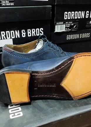 Шикарные кожаные туфли признанного бренда мужской обуви из нимечки gordon &amp; bros5 фото