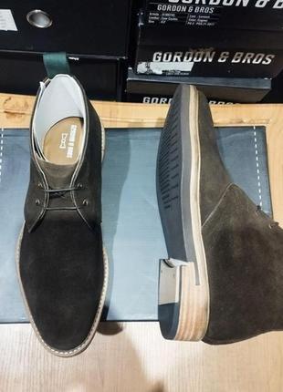 Трендові універсальні замшеві черевики успішного німецького бренду gordon & bros. нові, в коробці.ці
