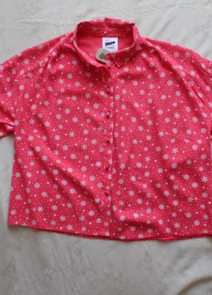 Блуза рубашка оверсайз george размер 14 - идет на 48-50-52.3 фото