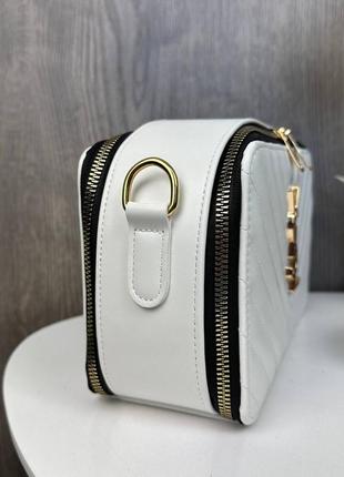 Качественная женская мини сумочка клатч ysl черная экокожа, стильная сумка на плечо6 фото