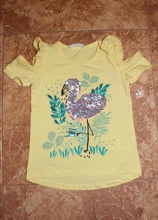 Футболка на девочку breeze, р.110,116