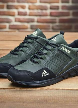 Чоловічі шкіряні кросівки у стилі adidas8 фото