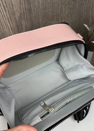 Качественная женская мини сумочка клатч ysl черная экокожа, стильная сумка на плечо5 фото