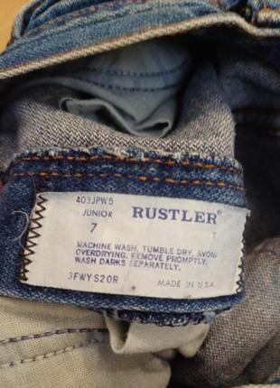 Джинси rustler 403jpw5 junior 7 made in u.s.a4 фото