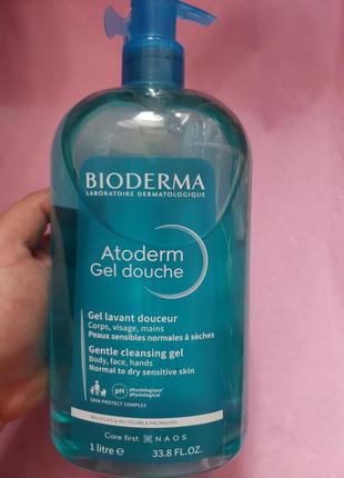 Біодерма атодерм очисний гель для душу bioderma atoderm gel douche