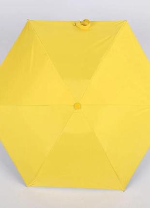 Капсульна парасолька/ міні парасолька mybrella/кажана парасолька/зоноти для дівчат. gn-290 колір: жовтий6 фото