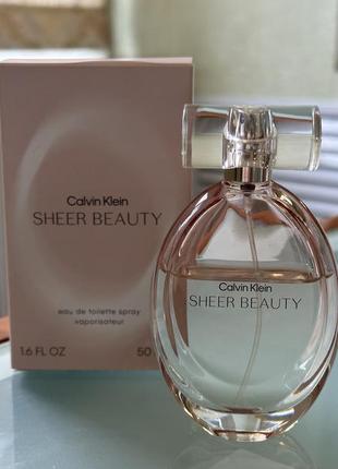 Calvin klein sheer beauty, оригинал!1 фото