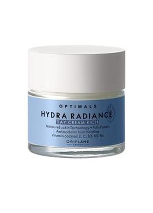 Увлажняющий дневной крем для сухой кожи optimals hydra radiance