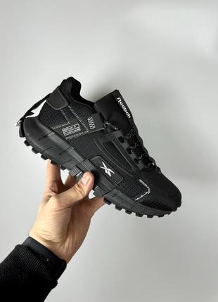 Reebok zig kinetica edge black/white8 фото