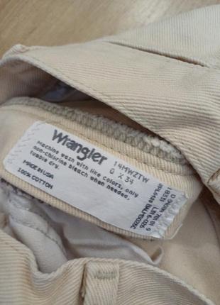 Джинсы бежевые wrangler 14mwztw 0 x 34 made in u.s.a4 фото