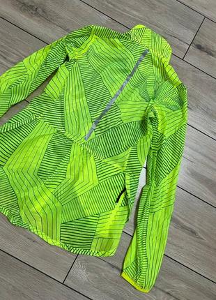Женская спортивная беговая куртка кофта ветровка xs10 фото