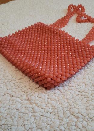 Трендовая сумочка, сумка из бусин