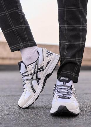 Asics gel-kahana 8 white blak2 фото