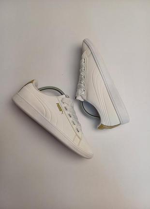 Puma basket, белые кеды, кроссовки3 фото