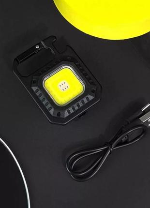 Аккумуляторный led фонарик w5138 с type-c (7 режимов, карабин, отвертки)6 фото