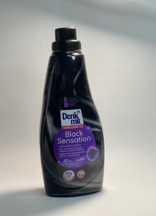 Гель для прання denkmit black sensation 1 л 40 циклів прання