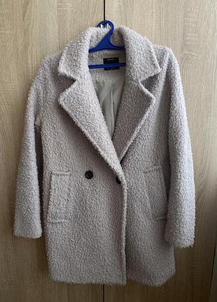 Пальто тедді bershka