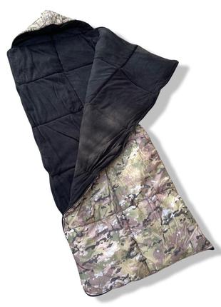 Спальный мешок зимний с флисом (одеяло с капюшоном) мультикам 210х73 см2 фото