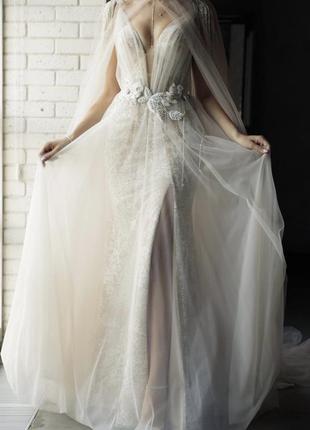 Выпускное платье с накидкой от бренда lanovia2 фото