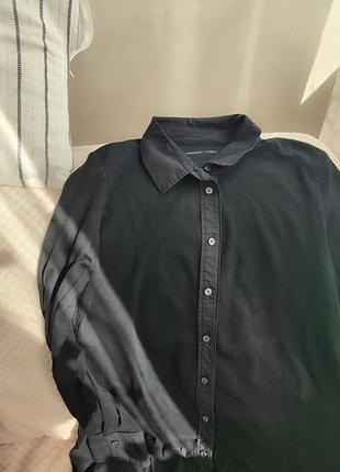 Черная рубашка обманка marc cain6 фото