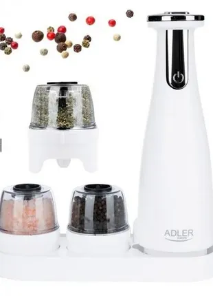 Электрическая мельница набор для специй adler ad-4449w