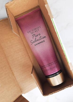 Лосьйон для тіла pure seduction shimmer victorias secret вікторія сікрет vs