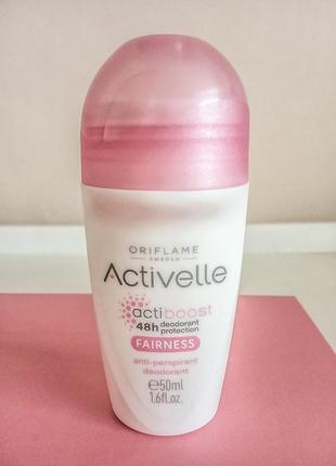 Шариковый дезодорант-антиперспирант с эффектом выравнивания тона кожи activelle