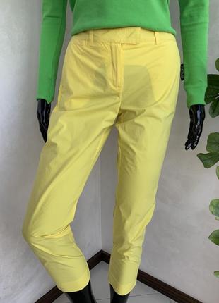 Marella яркие желтые брюки коттон6 фото