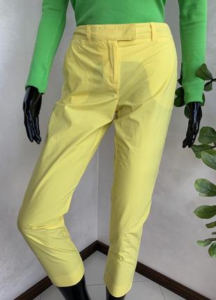Marella яркие желтые брюки коттон2 фото