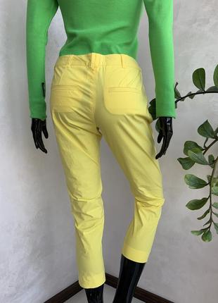 Marella яркие желтые брюки коттон5 фото
