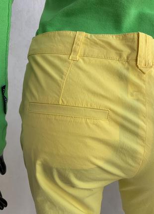 Marella яркие желтые брюки коттон7 фото