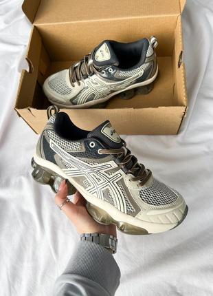 Топ! кросівки asics onitsuka gel-quantium birth dark taupe1 фото