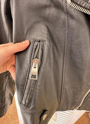 Кожаная куртка косуха итальянского бренда imperial8 фото
