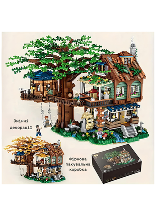 Дитячий конструктор деталізований loz будиночок на дереві 4761 елементів fc12415 фото