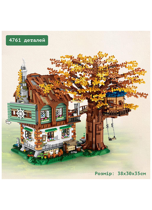 Дитячий конструктор деталізований loz будиночок на дереві 4761 елементів fc12416 фото