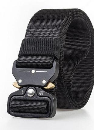 Ремень тактический tactical belt 130х4 см черный