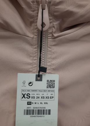 Куртка удлиненная zara р.xs(160/80a)4 фото