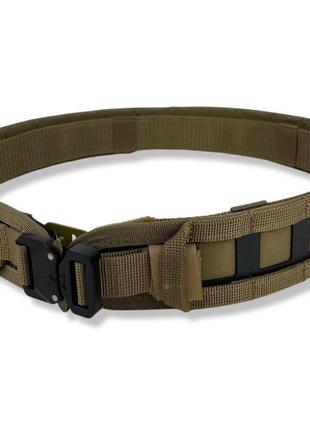 Пояс боевой узкий warrior spirit размер xl койот