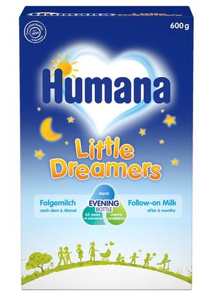 Смесь сухая молочная humana little dreamers “сладкие сны” 600 гр.