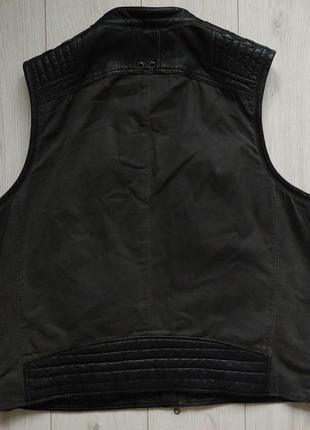 Жилет / безрукавка  harley-davidson men's victor textile &amp; leather zippered vest7 фото