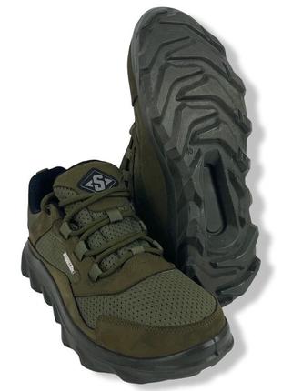 Кросівки літні трекінгові scooter розмір 43 олива