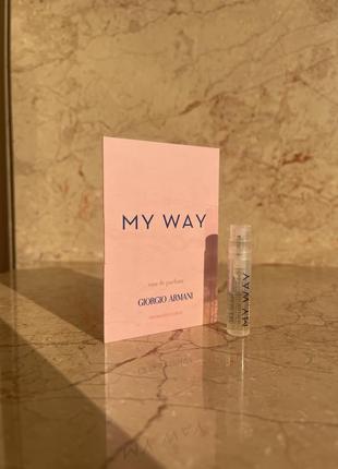 Giorgio armani my way пробник 1.2 мл