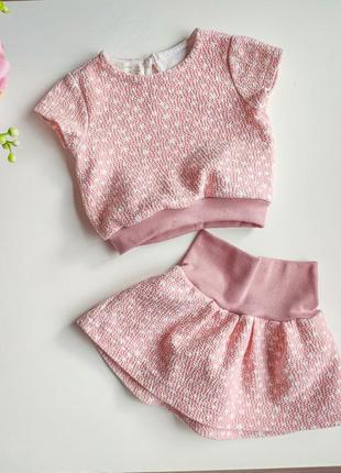Комплект zara набор юбка и кофта для девочки малыша