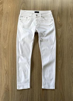 Мужские белые джинсы zara man
