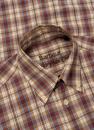 Barbour countryman check mens cotton long sleeve check shirt&nbsp; мужская рубашка