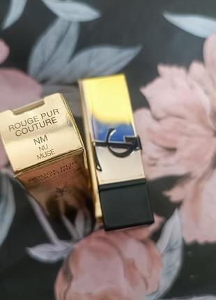 Yves saint laurent rouge pur couture caring satin lipstick with ceramides помада для губ2 фото