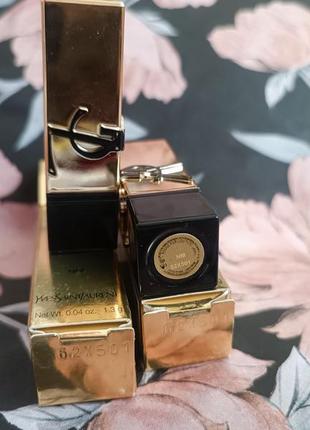 Yves saint laurent rouge pur couture caring satin lipstick with ceramides помада для губ8 фото